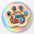 Paw Print Shaped Ice Cream Cake - Local Customers Only