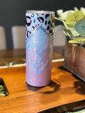 Dog Mom Glitter Tumbler