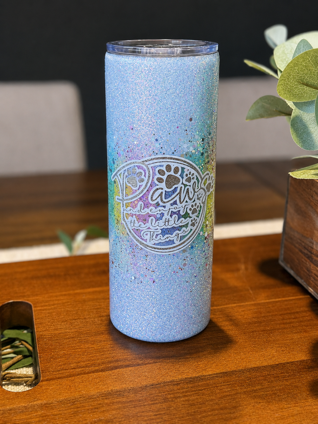 Paws & Enjoy All the Little Things Tumbler